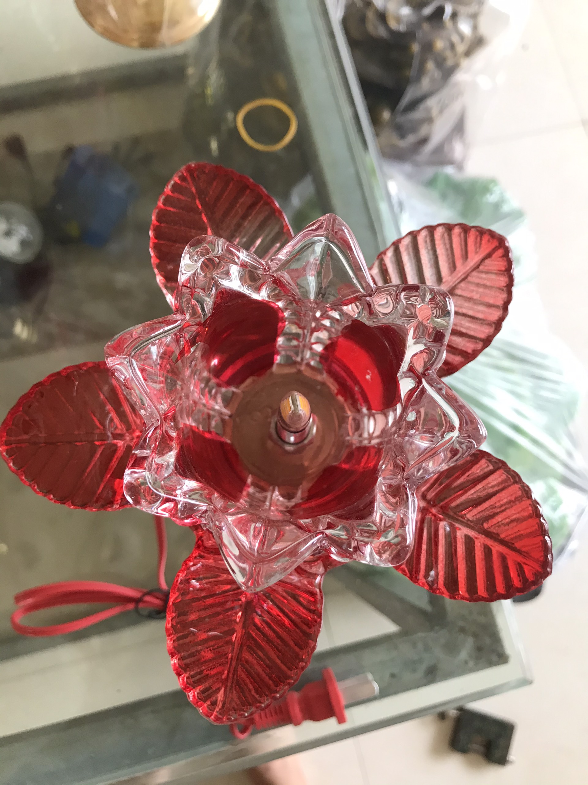 ĐÈN THỜ PHA LÊ ( CAO 20 CM)