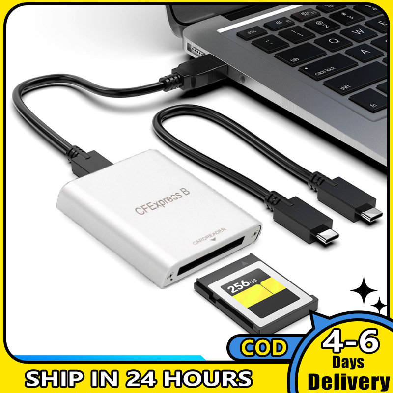 Cfexpress Type B Card Reader Usb3.1 Gen2 10Gbps 1DX3 Card Reader Memory Card Adapter With LED Indication Lamp