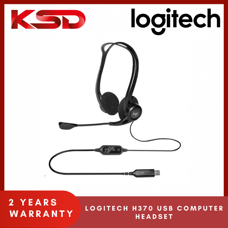 Logitech H370 Usb Computer Headset Logitech H390 Headset With Digital Quality Sound Noise 0442