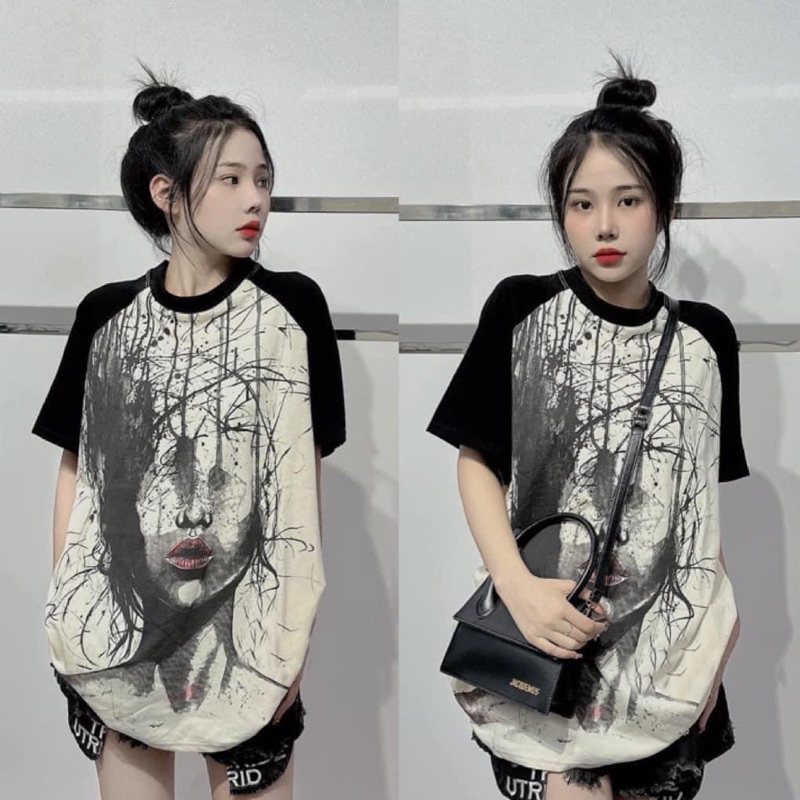 Áo Thun Nữ , Áo In Hình Hot Gơ Loang