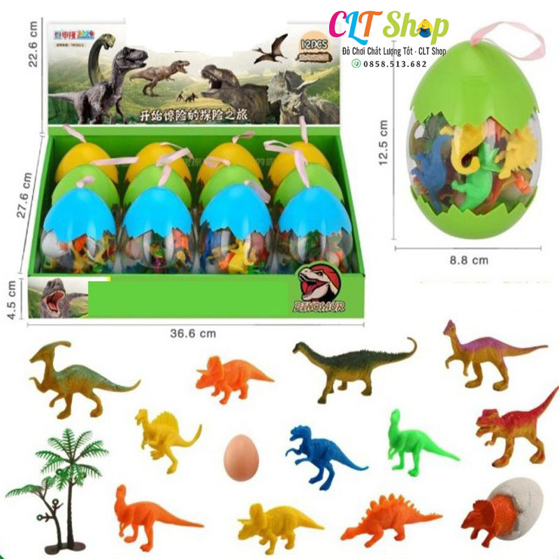Đồ chơi mô hình trứng chứa khủng long