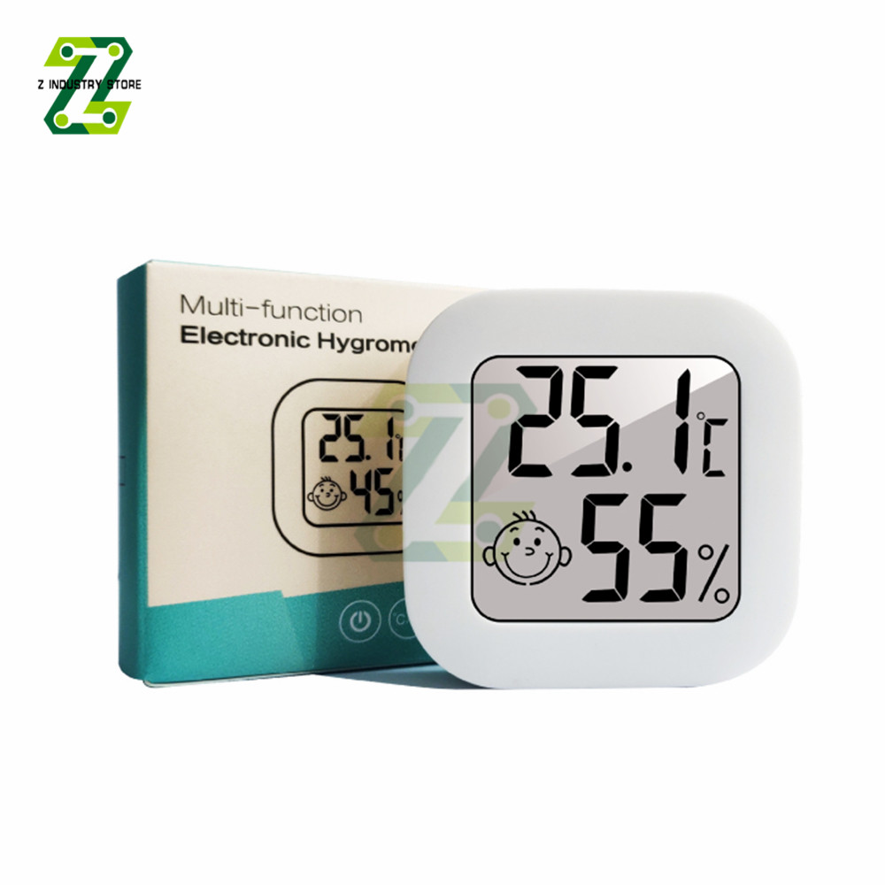 Lcd Digital Hygrometer Indoor Room Electronic Temperature Humidity ...