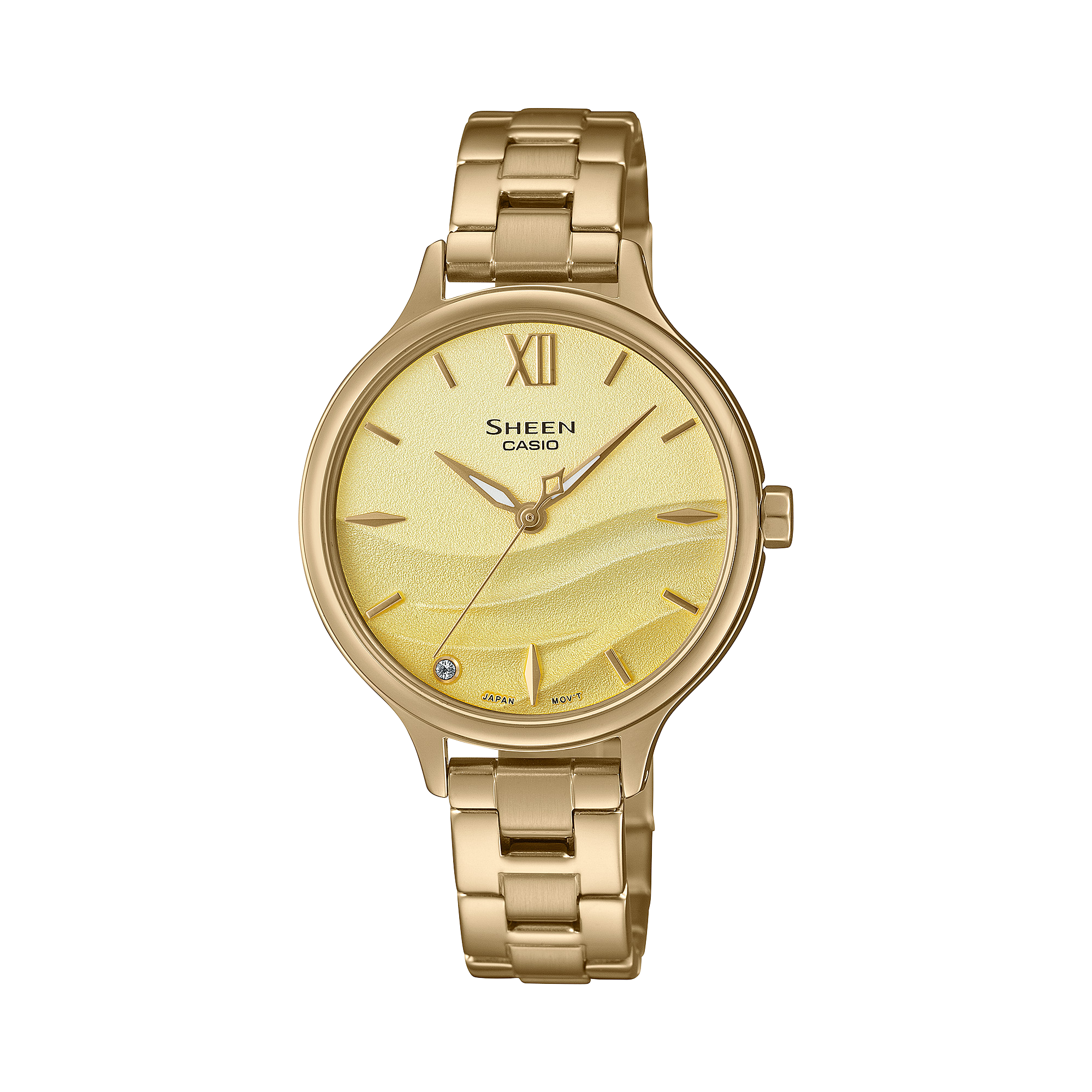 Gold Plated Casio Classic Ladies Watch Casio Sheen (SHE-4560G
