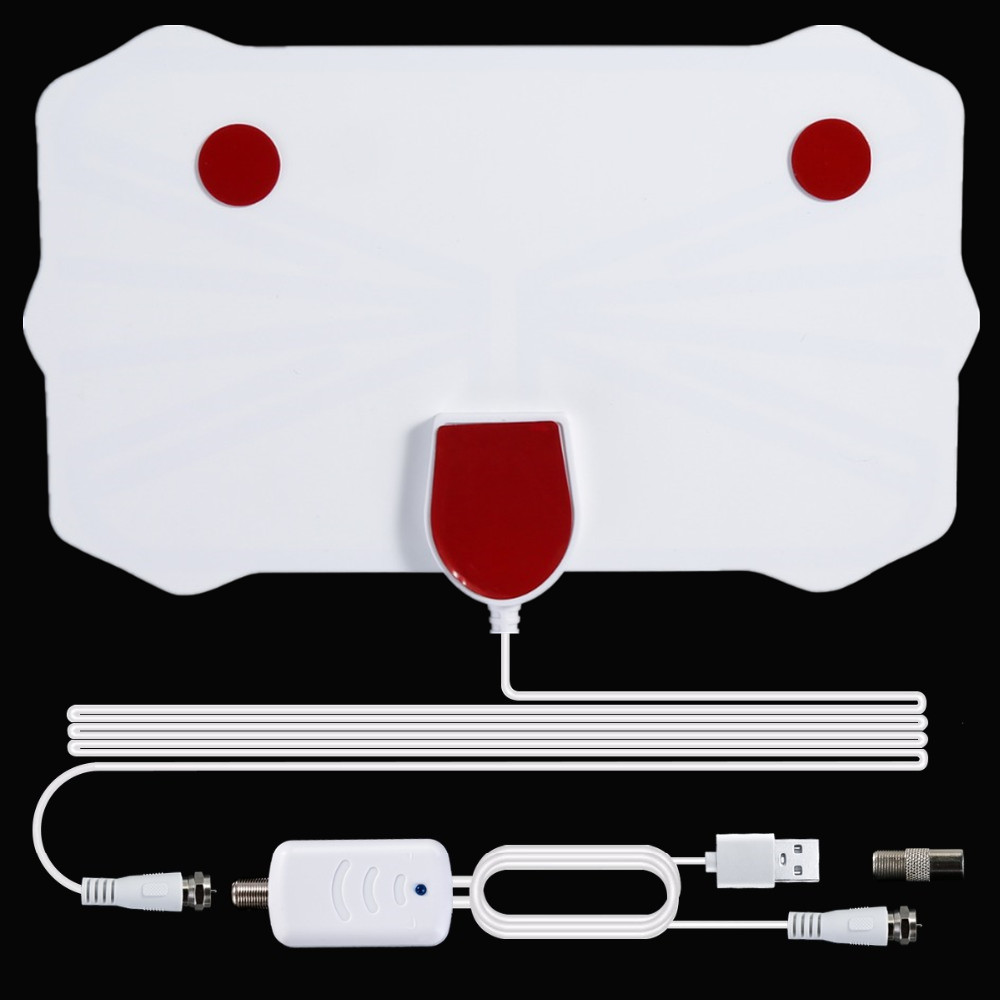 Digital TV antenna Indoor 3000 Miles Radius Amplifier DVB-T2 ISDB-T satellite. 