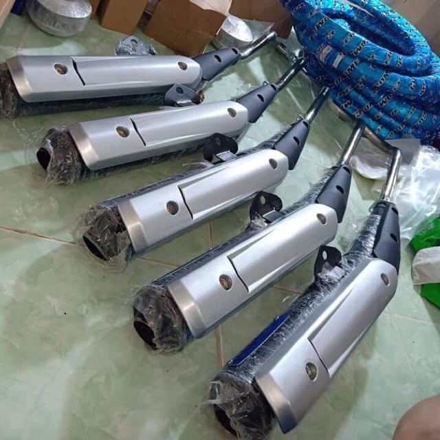 Pô Spark lắp dòng xe Sirius , Ex 50cc