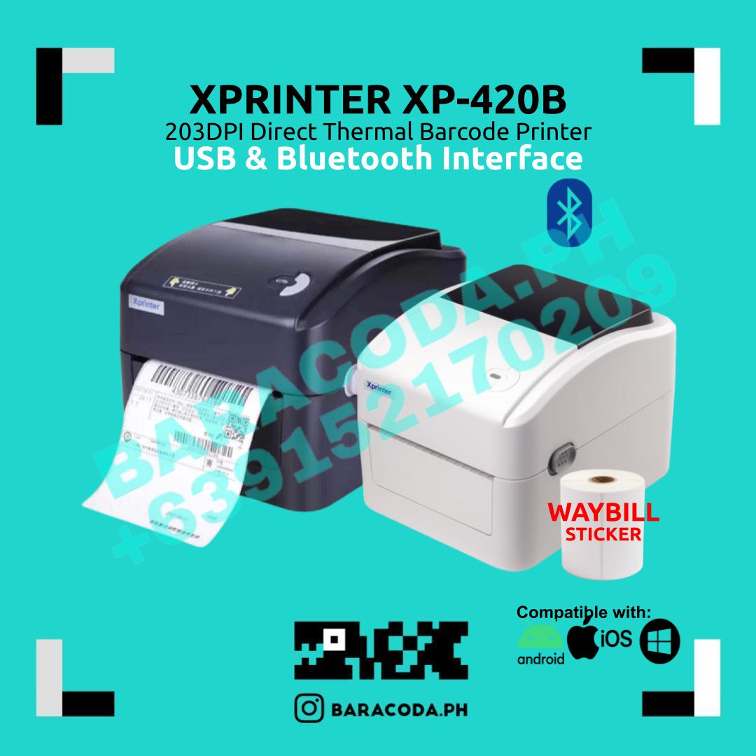 Xprinter XP420B Bluetooth Thermal 