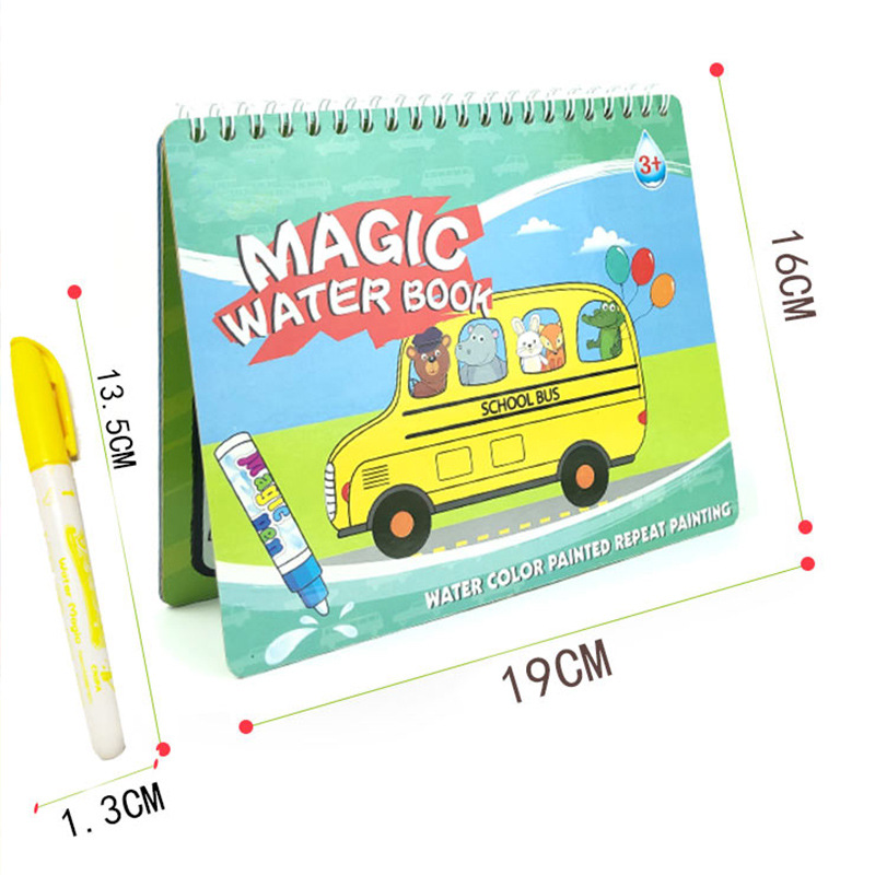 Ma Thuật Màu Nước sách vẽ Tái Sử Dụng Doodle Cuốn Sách Cho Bé Trẻ Em Vẽ Ma Thuật Trung Quốc Nhân Vật Nước Hiển thị sách vẽ món quà sinh nhật Giáng sinh Quà Tặng Đồ chơi giáo dục sớm
