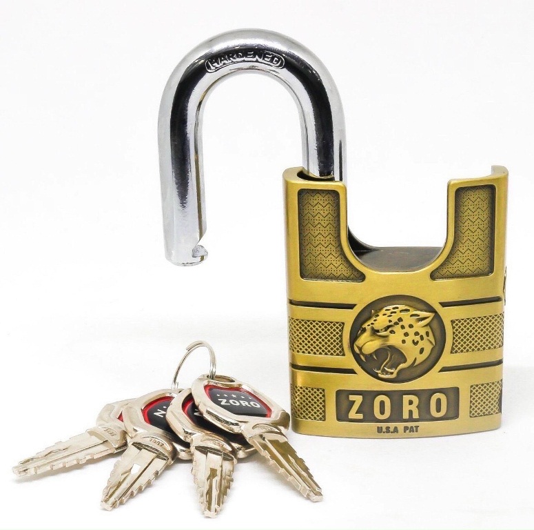 [HCM]Ổ khóa ZORO 6 phân chống cắt đầu con báo