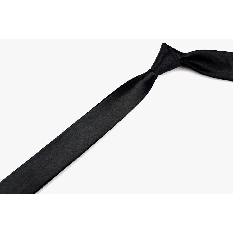Cà vạt nam cà vạt bản nhỏ 5cm ,mầu đen,đỏ