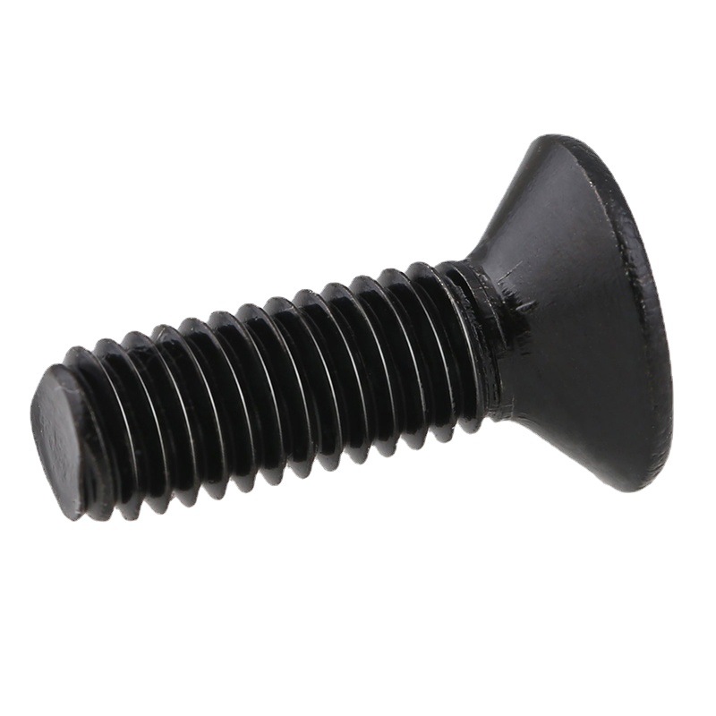 M3 M4 M5 Black 304 Stainless Steel Flat Countersunk Head Hex Socket Screw Flat Head Hexagonal Bolt