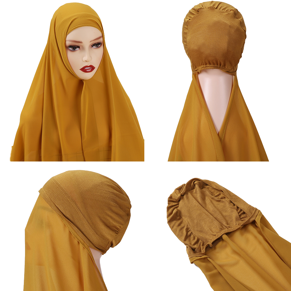 175X72CM Premium Chiffon Hijab Scarf 