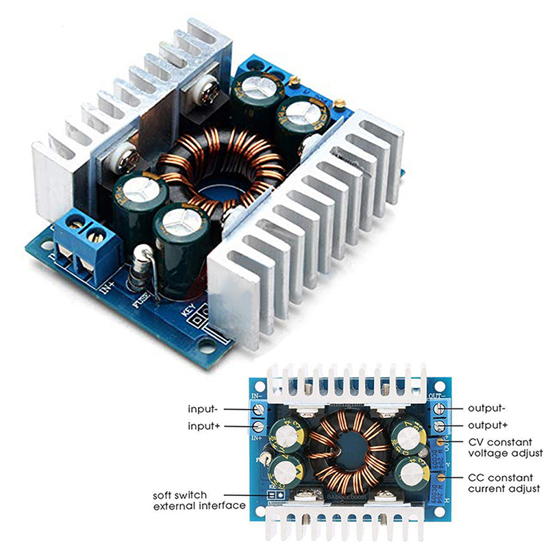 DC-DC 5-30V to 1.25-30V 12V 24V 8A Automatic Adjustable Step Up Down Boost Buck Converter power Module Voltage Regulator for Car
