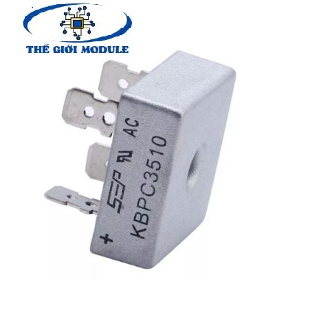 [Rẻ vô địch] [Có sẵn] Diode cầu KBPC3510 35A 1000V - thegioimodule