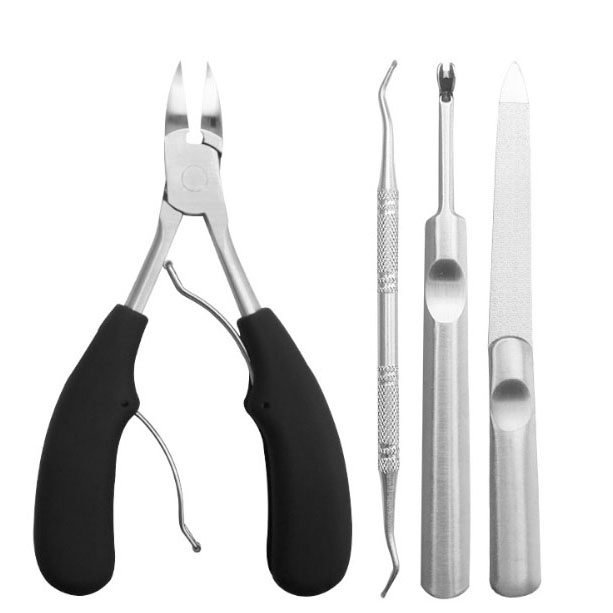 4 Pcs Toenail Clippers, Thick  Ingrown Toe Nail Clippers for Men  Seniors,  Pedicure Clippers Toenail Cutters | Lazada Singapore