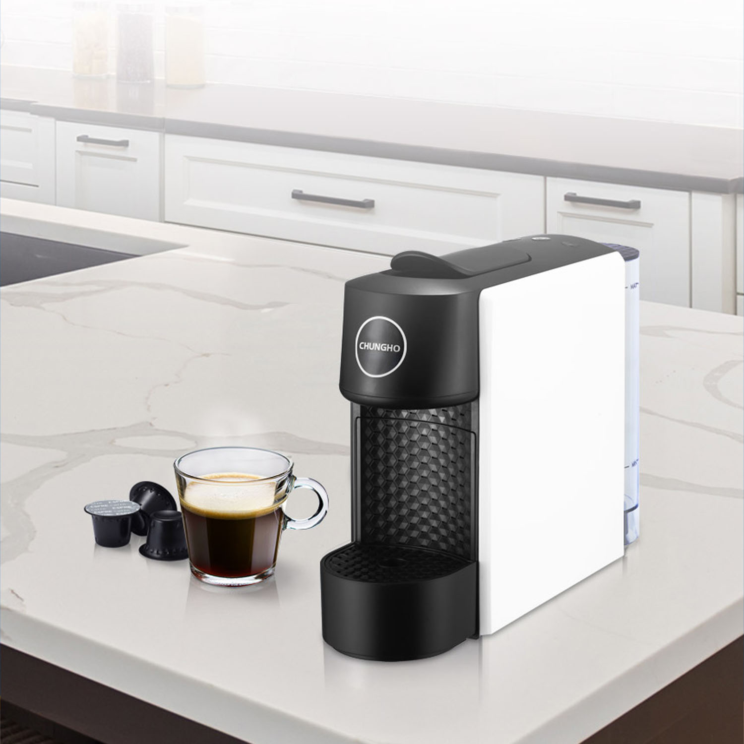 Máy pha cà phê viên nén ChungHo Espresso Italia