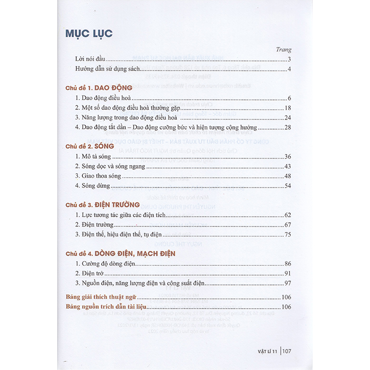Sách - Vật lí 11 (Cánh diều)