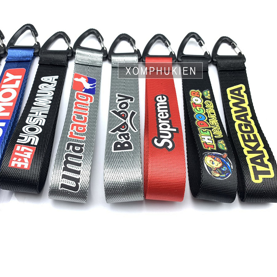 Móc Khóa Dây Dù ( Khóa Nhựa ) Trang Trí Xe [ 1 Chiếc ]