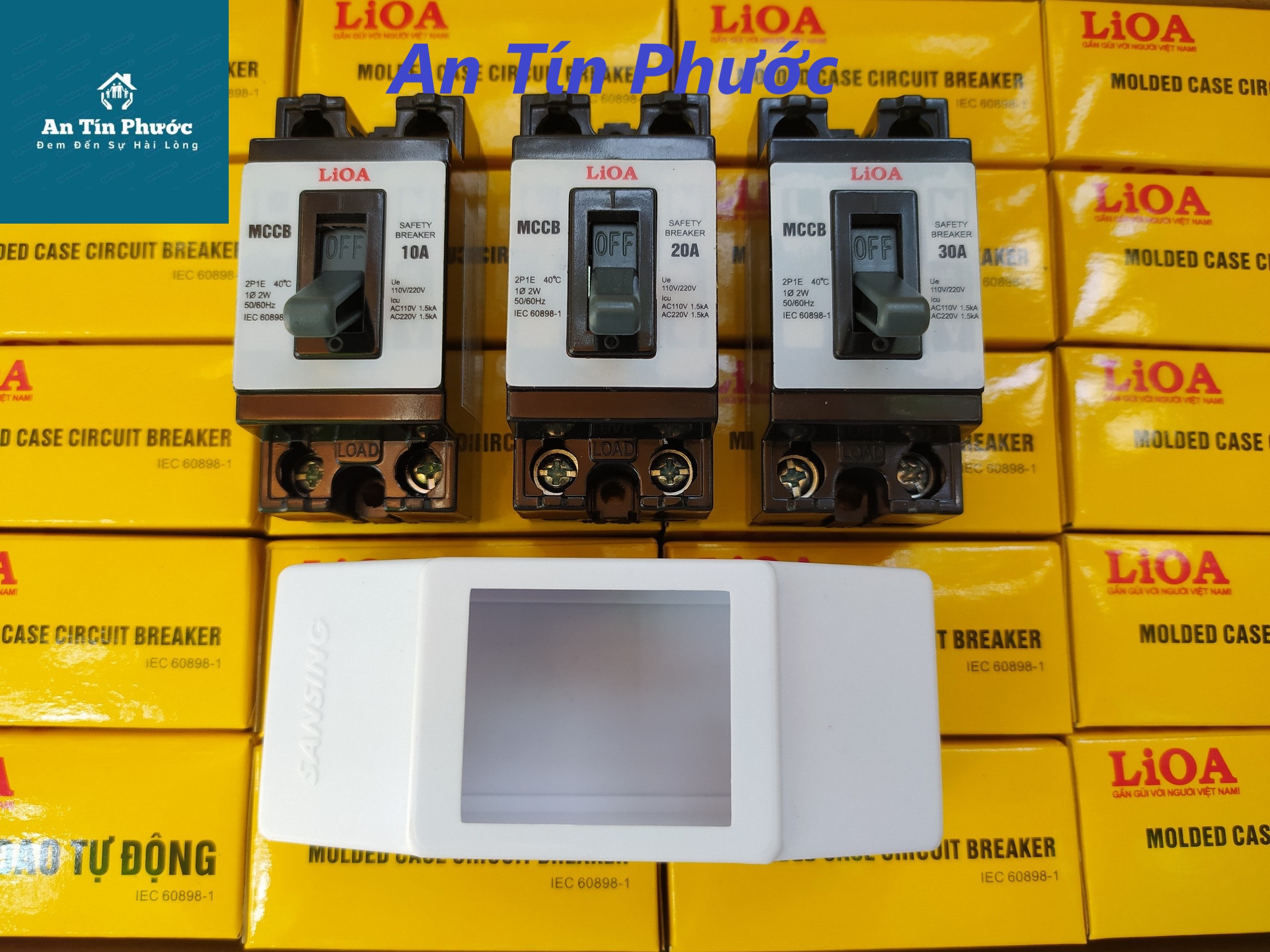 Cầu dao an toàn LIOA - CB cóc Lioa 10A,20A,30A