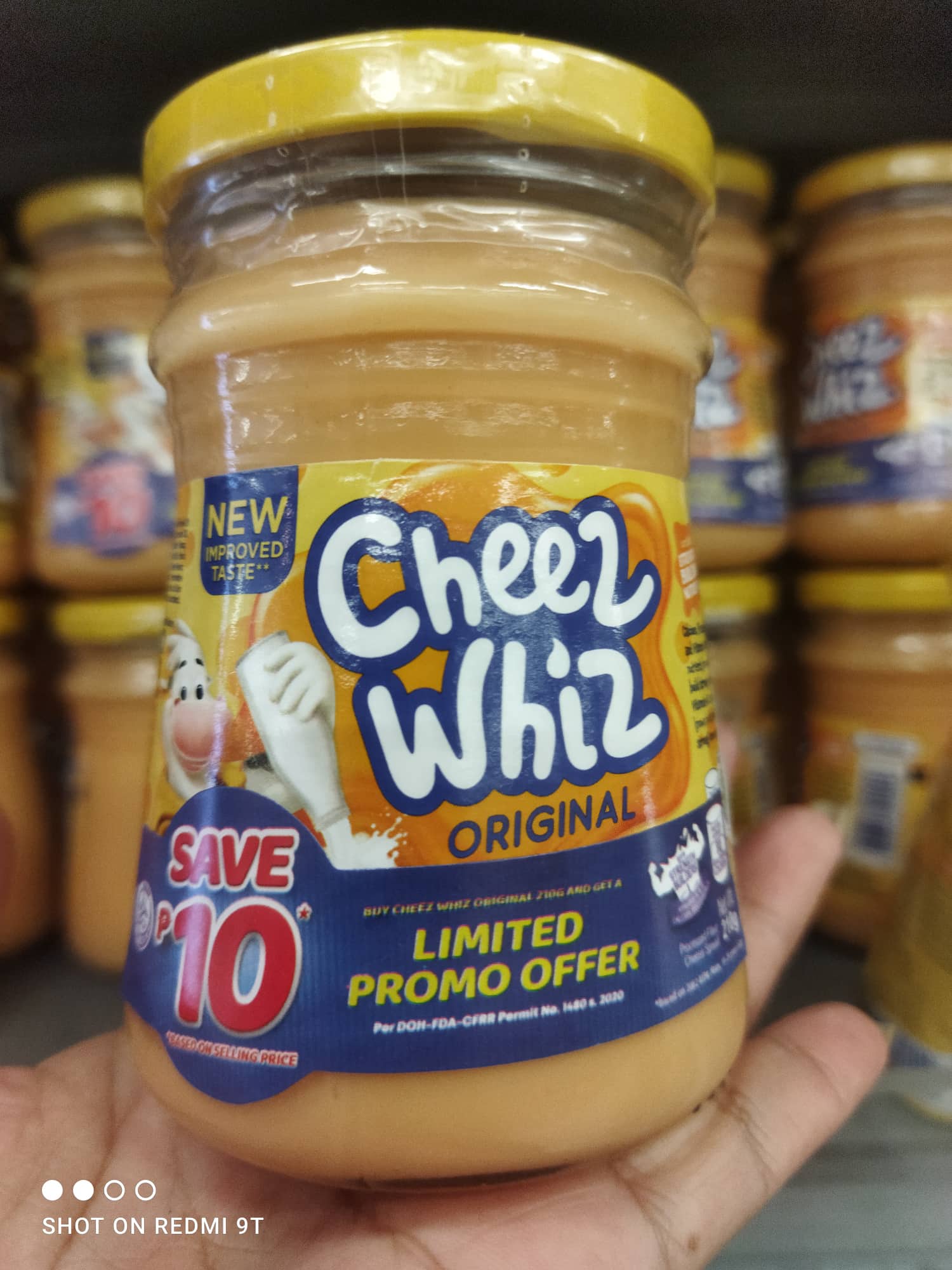 CHEEZ WHIZ ORIGINAL, (210 grams) Lazada PH