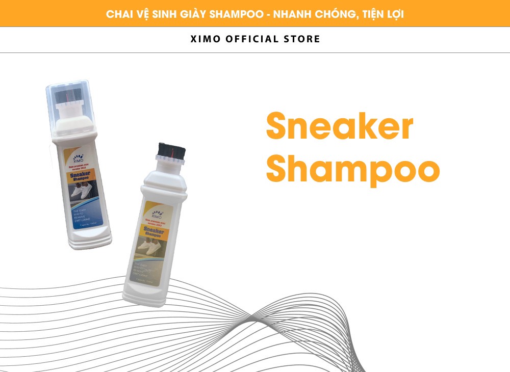 Chai vệ sinh giày Sneaker Shampoo cao cấp 100ml
