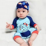 Rash Guard Swimwear UV Protection Kids Baby W//Swim Cap-1-5 Years 7-Mi One Piece Swimsuits Boys