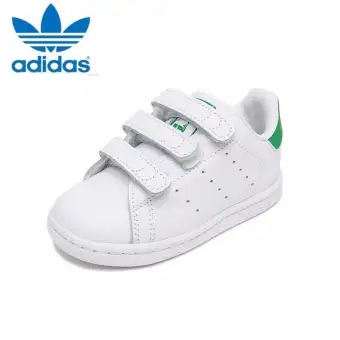 Adidas Kids Infants Originals Stan Smith Shoes BZ0520 White/Green 