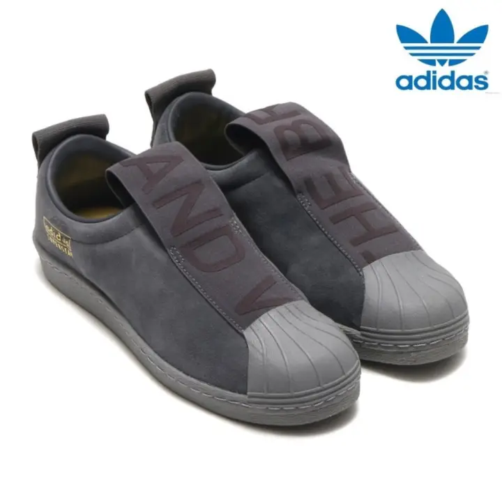 Adidas Unisex Originals Superstar BW Slip-On Shoes CG3695 Grey/Grey |  Lazada Singapore