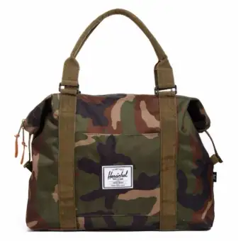 herschel camo duffle bag