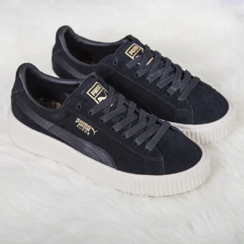 puma suede platform black puma suede platform black