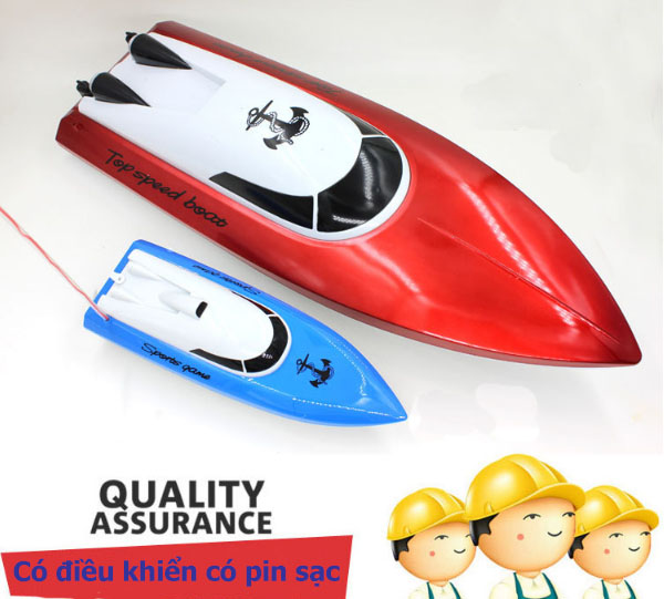 Tàu cano điều khiển từ xa PIN SẠC