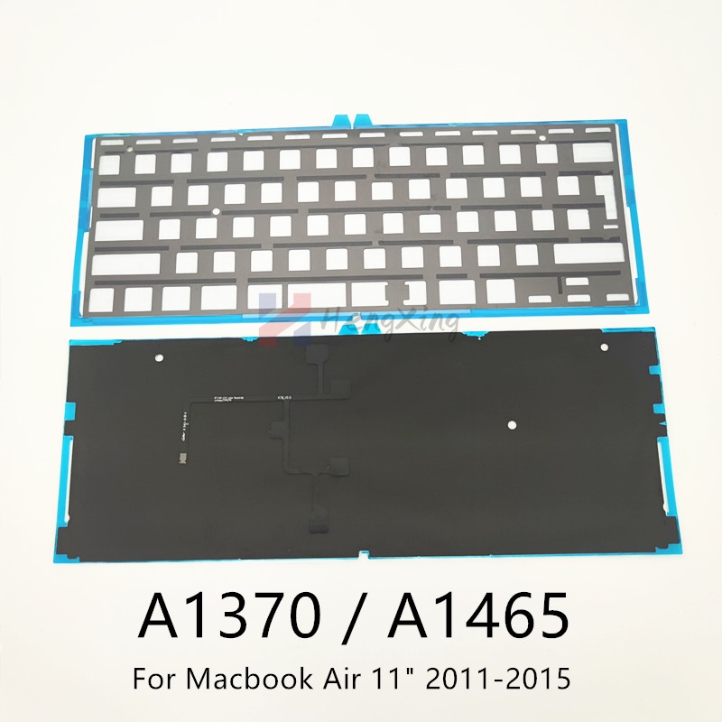 New for macbook air pro a1370 a1465 a1369 a1466 a1502 a1398 a1278 keyboard backlight backlit paper us uk ru french spain tested