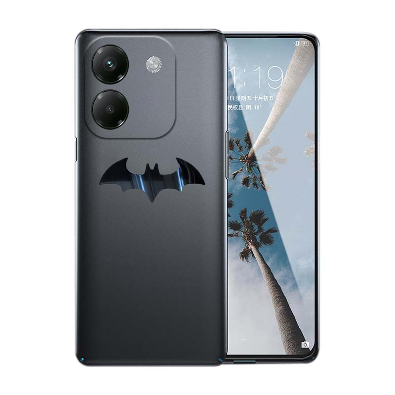 Phone case Xiaomi Poco M7 Pro 5G Smooth Metal Bat Man Marvel DC Design Protector Back Cover Xiaomi Poco M7 Pro Case. 