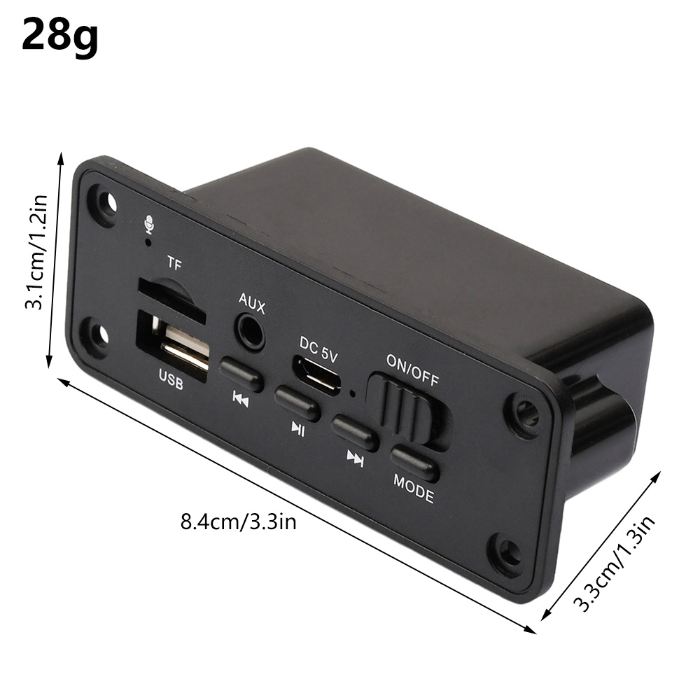 Shockley Bluetooth MP3 giải mã Hội Đồng Quản Trị 5V bluetooth không dây âm thanh từ xa mô-đun Hỗ trợ TF thẻ FM Đài phát thanh cho loa