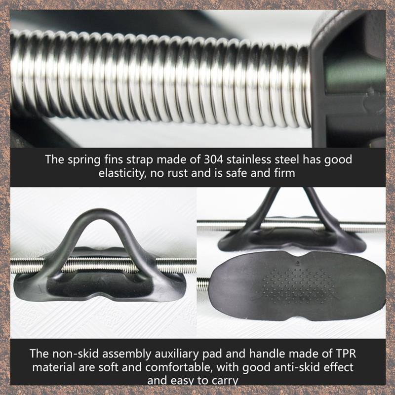 (TQHJ) Diving Fin Spring Heel Strap with Quick Release Buckles Quick Release Buckles for Outdoor Diving