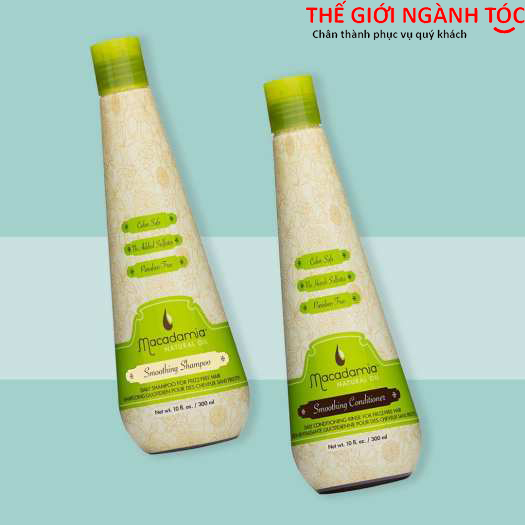 Dầu Gội Xả Macadamia Smooth Chăm Sóc Tóc Siêu Mượt 300ML
