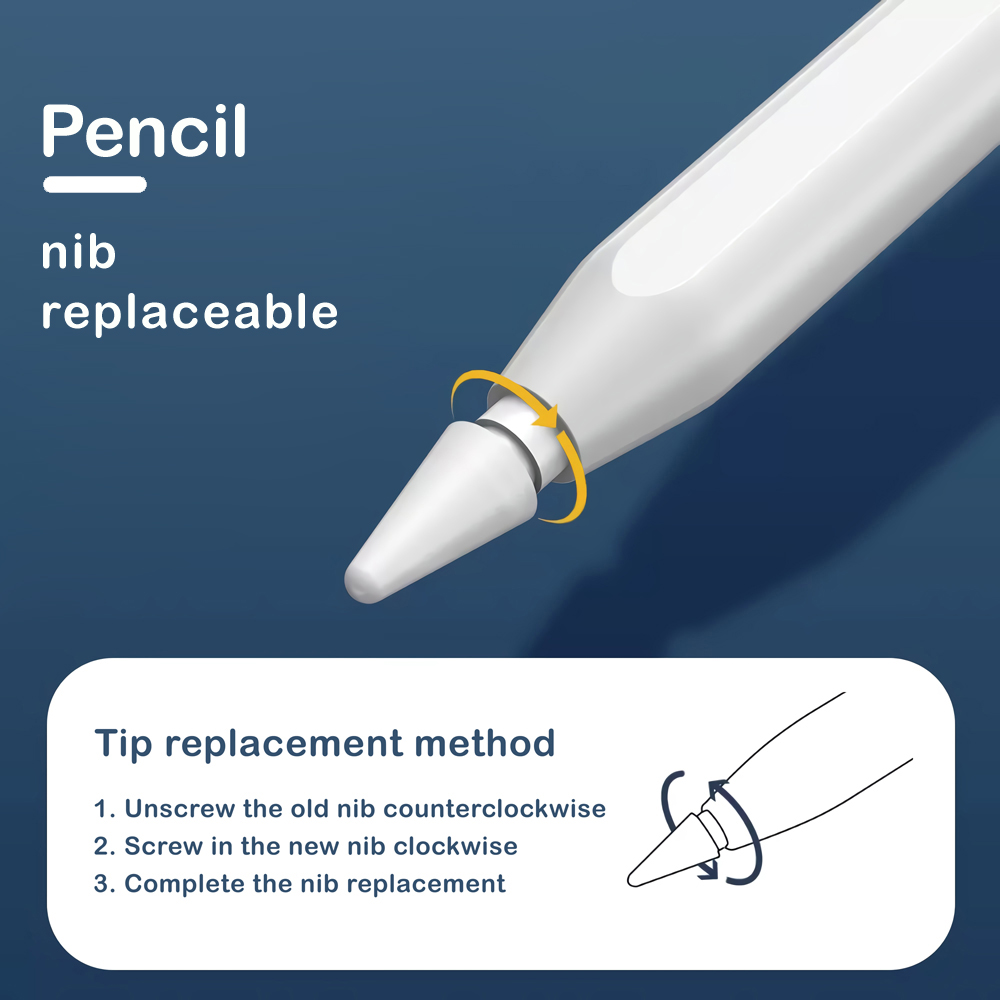 Universal Stylus Tablet Pen With Wireless Pairing Magnetic Suction Pencil Compatible For Ipad Samung Android Windows Huawei IOS. 