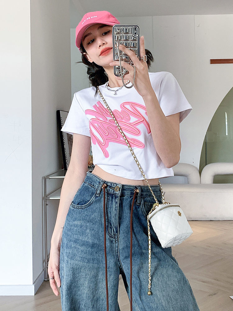 T-shirt Women's Short Sleeve Summer Slim Top