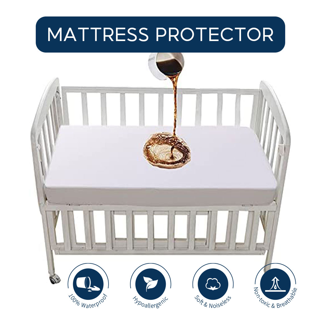 waterproof breathable cot bed mattress protector