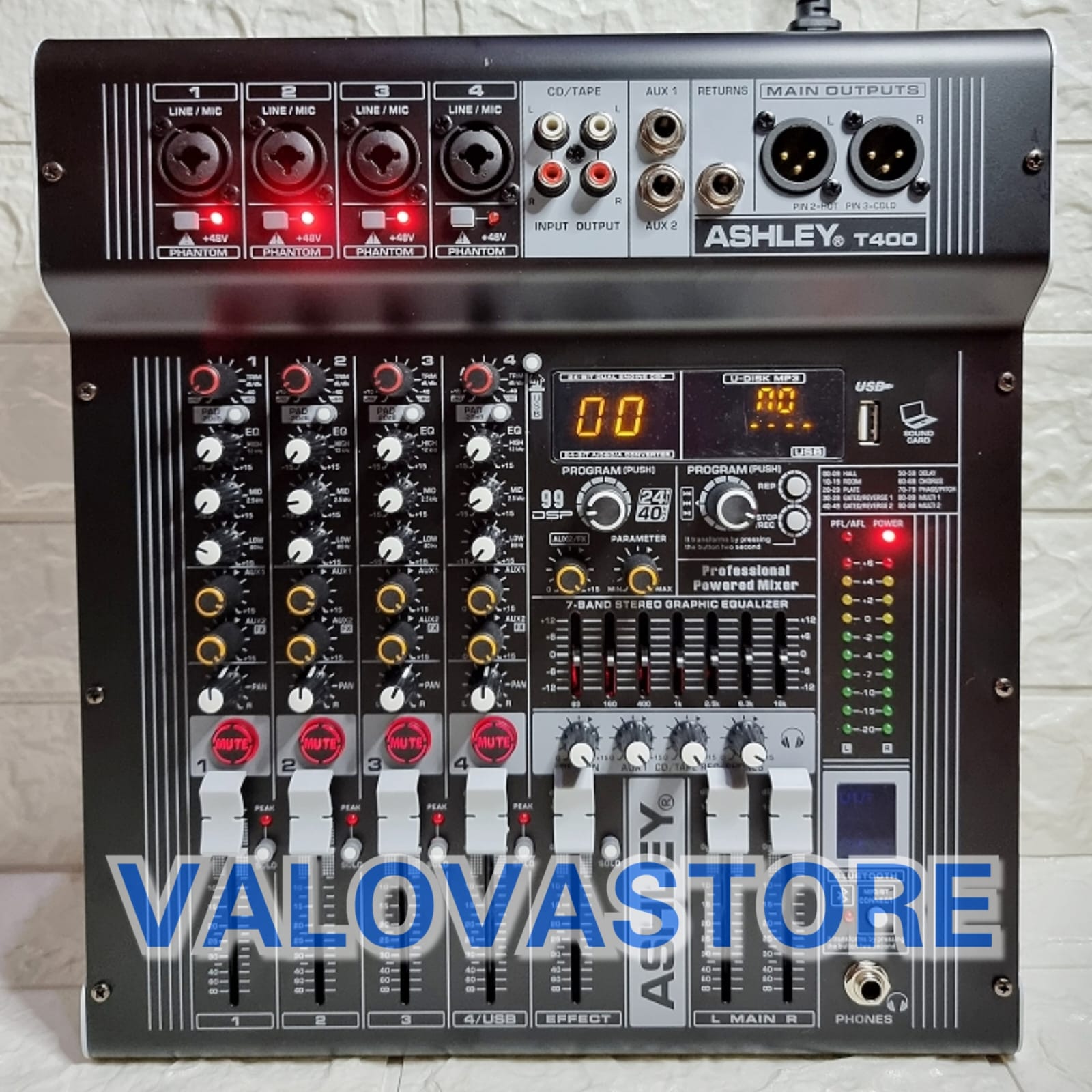 Power Mixer ASHLEY T400 / T400 4 CHANNEL ORIGINAL ASHLEY Lazada