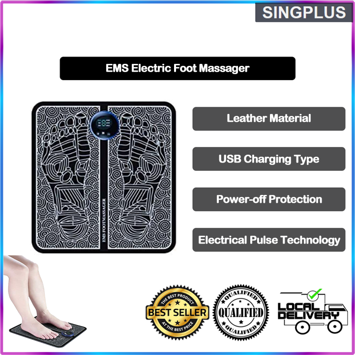 【SG LOCAL SELLER】 EMS Foot Massager Electric Foot Massage Cushion Blood
