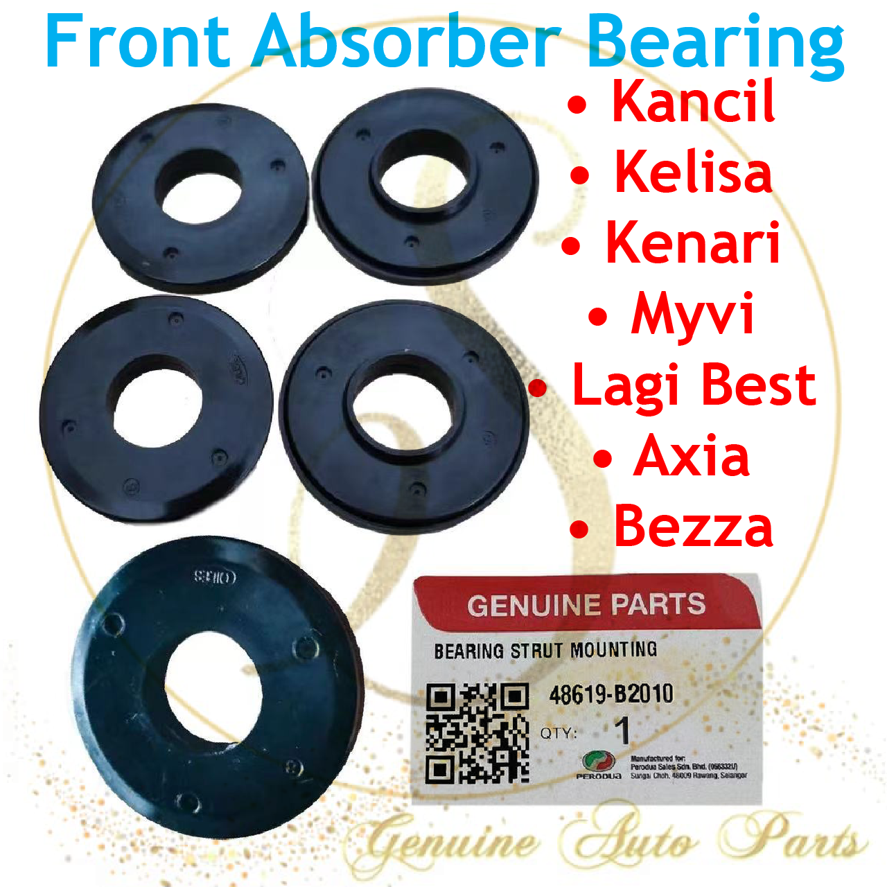 100 ORIGINAL Front Absorber Bearing Perodua Kancil / Kelisa / Kenari