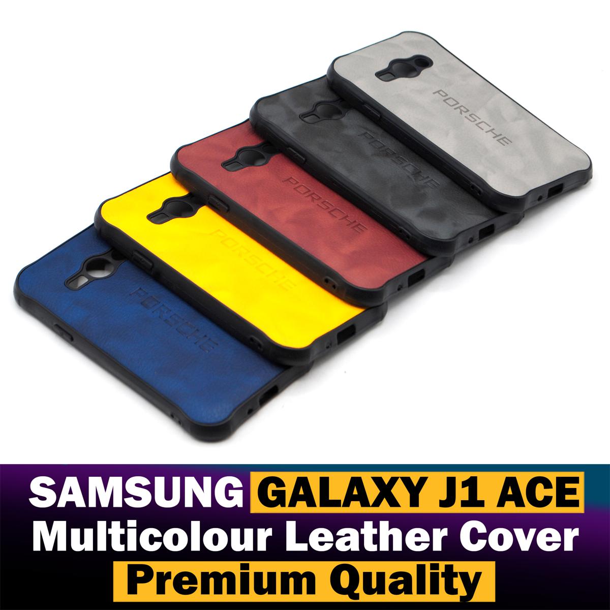 Samsung Galaxy J1 Ace Back Cover Multicolour Soft Leather Case For Samsung J1 Ace