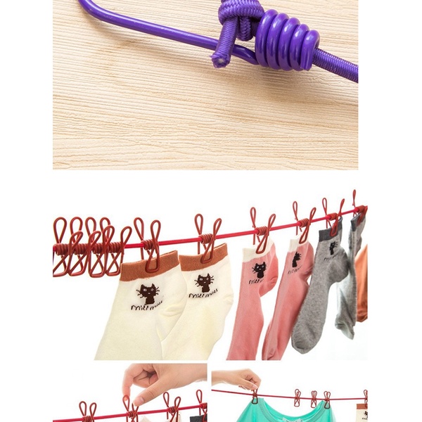 Dây phơi đồ có kẹp sắt thông minh - ThingKids