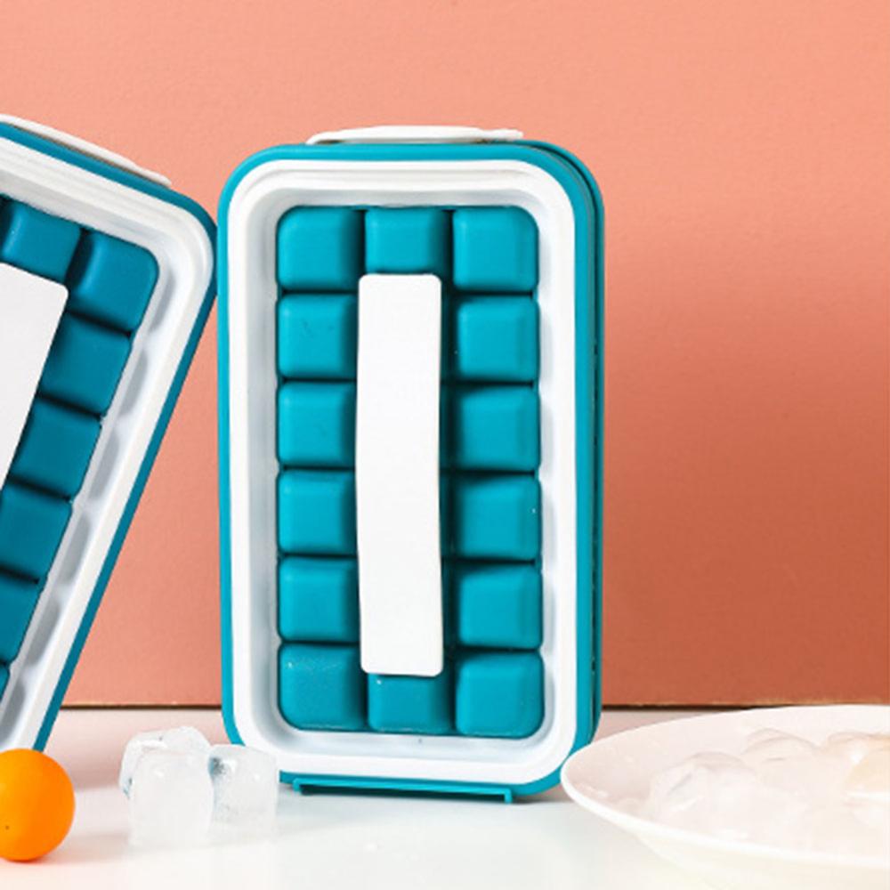 2 in 1 Portable Kettle Silicone Ice Cube Bag Mold Foldable Ice Ball Maker Tray