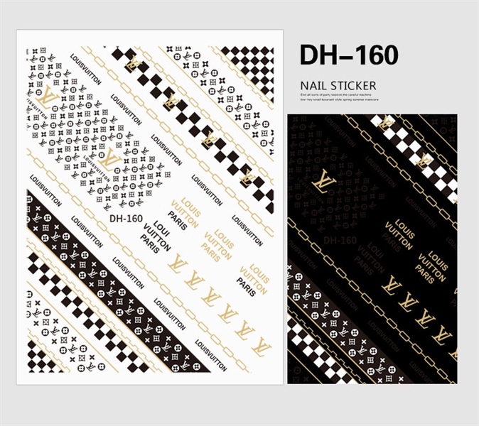 Sticker lv dán móng dh-160
