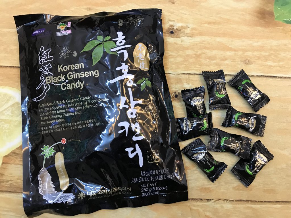 Kẹo hắc sâm korean black ginseng candy 250g