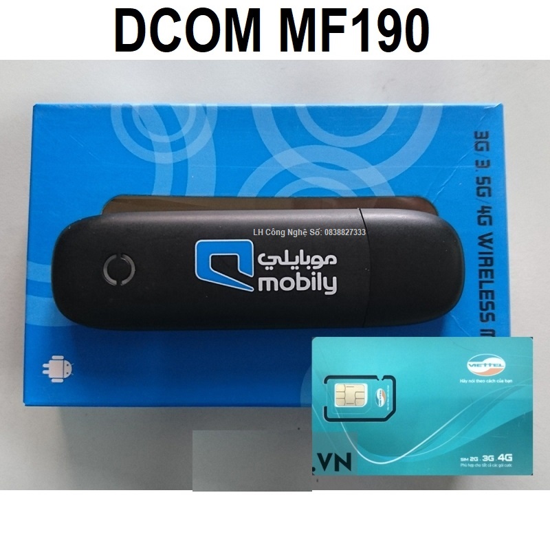 Thiết Bị Mạng Dcom 3G 4G MF190 - Dcom Tốc Độ Cao - Chuyên Dùng Đổi IP
