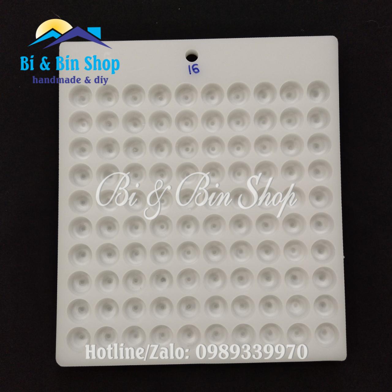 Khay Đếm Hạt Chuỗi 100 Viên Dùng Đếm Hạt Gỗ, Hạt Đá, Pha Lê, Hạt Chuỗi