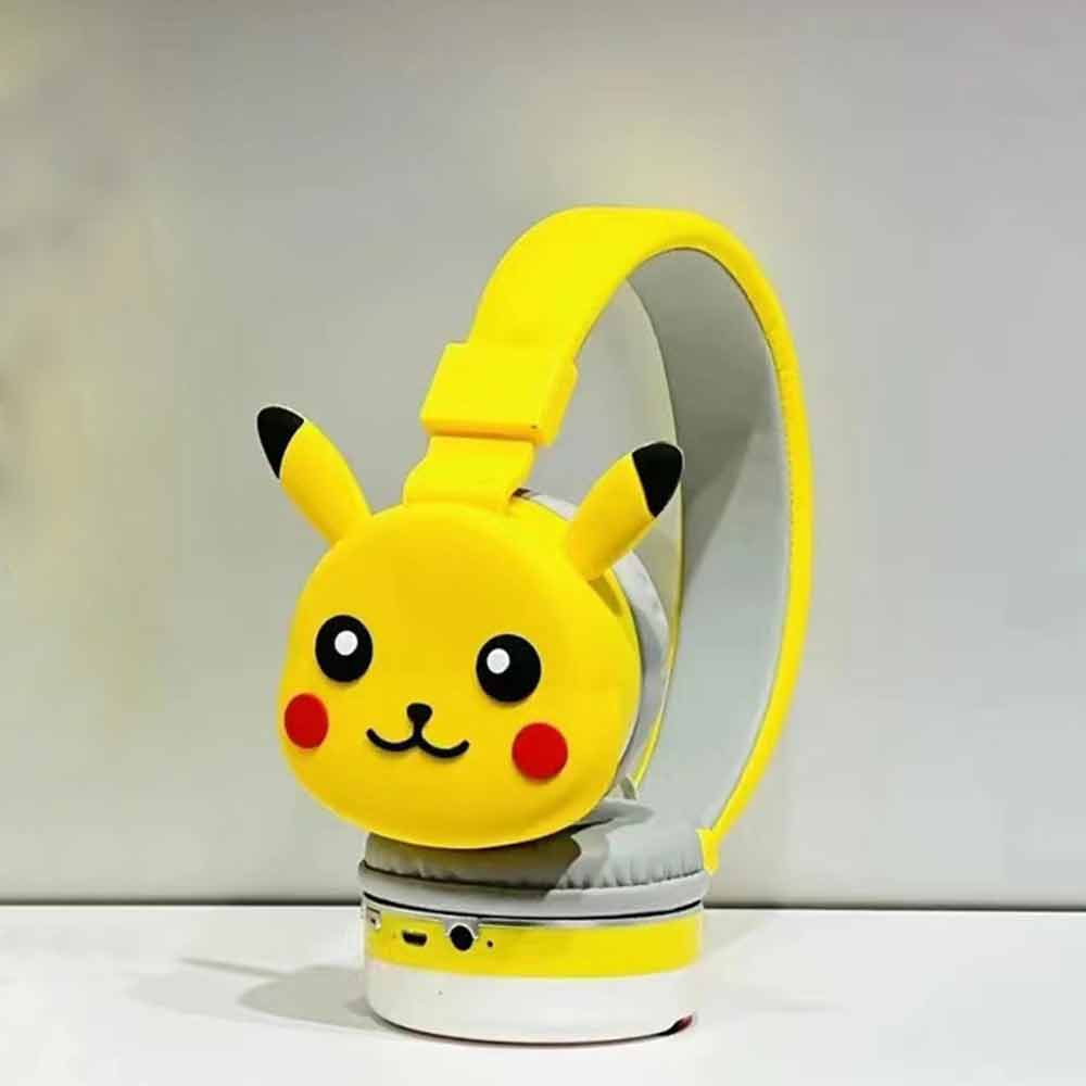 The Pikachu Gaming Headsets Bluetooth Headphone Wireless Headset Stereo Earphone Mic