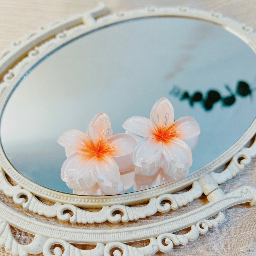 Kẹp tóc hoa sứ nhỏ size 4cm